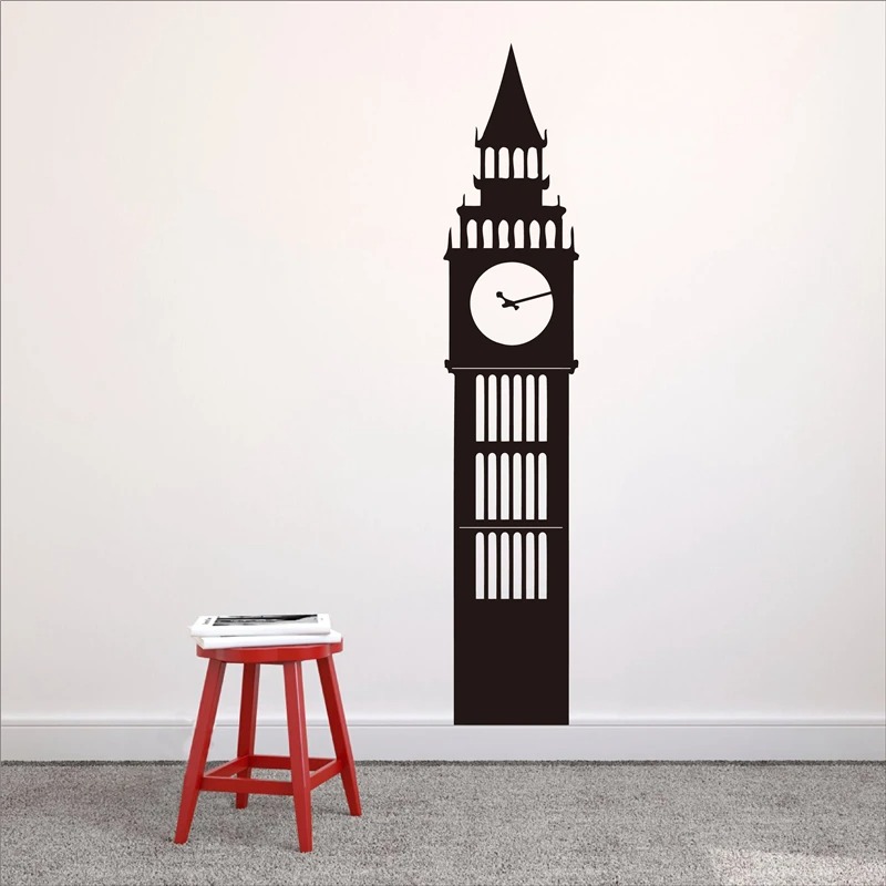 Home Office London - Londra Big Ben Saati Duvar Çıkartması