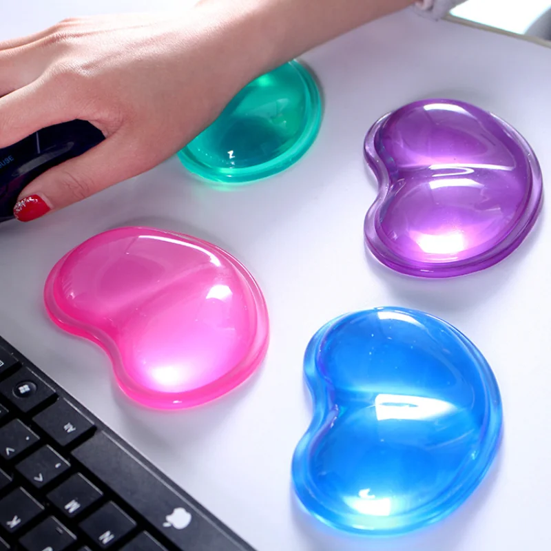 Wrist Rest Pad - Silikon Jel Bilek Dinlenme Kalp Şeklinde