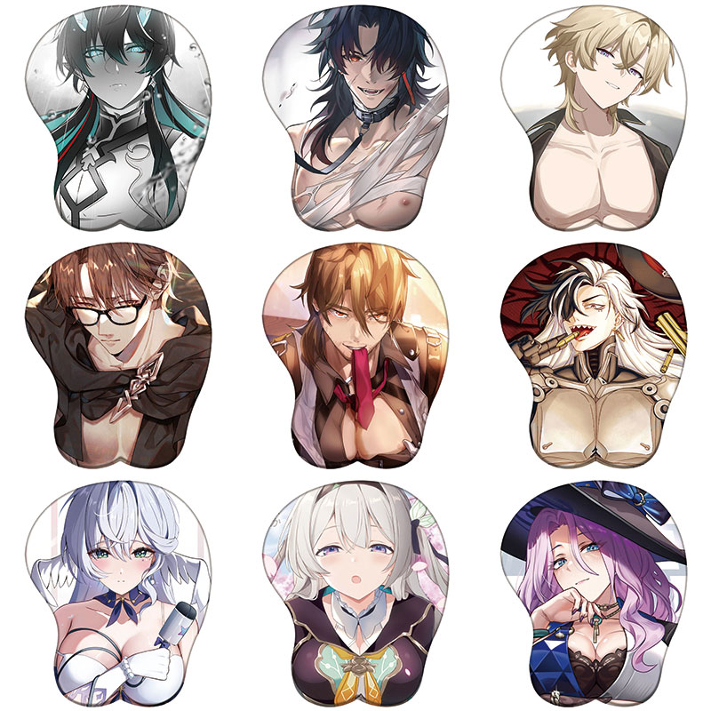 Wrist Rest Pad - Honkai Yıldız Raylı 3D Bilek Desteği