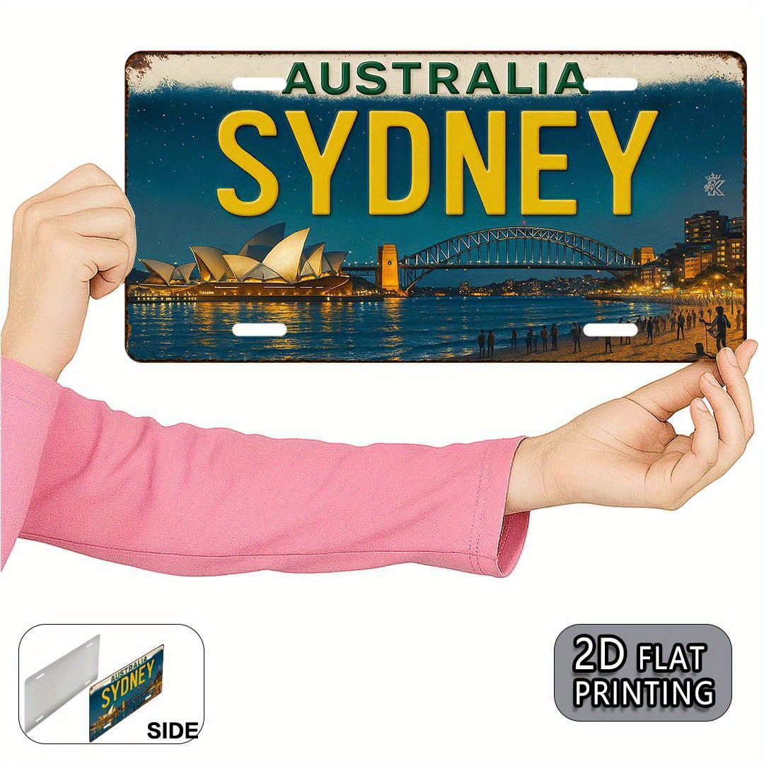 Home Office Australia - Avustralya Sidney Plaka Levhası Teneke Tabela