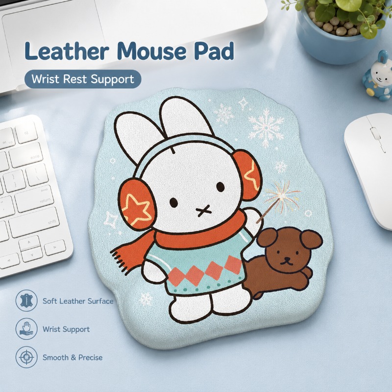 Anime Miffy Deri Mouse Pad, Bi - Wrist Rest Pad incelemesi ve fiyatı