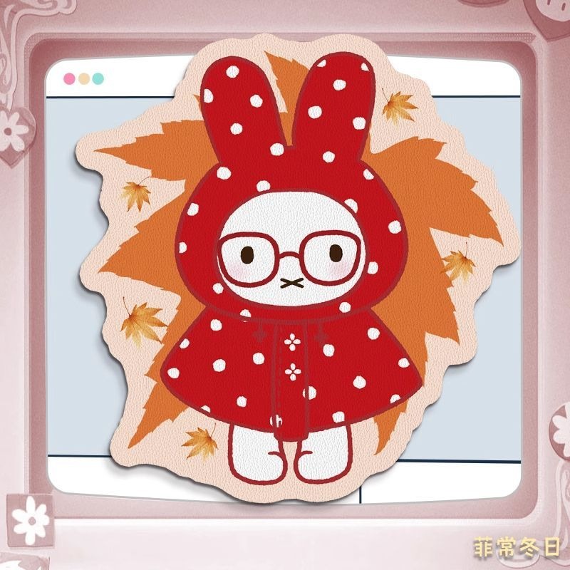 Anime Miffy Deri Mouse Pad, Bi - Wrist Rest Pad incelemesi ve fiyatı