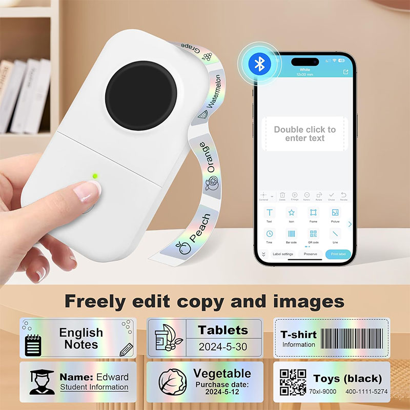 P15 Etiket Yazıcı Etiketi 12*4 - Label Maker Machine incelemesi ve fiyatı