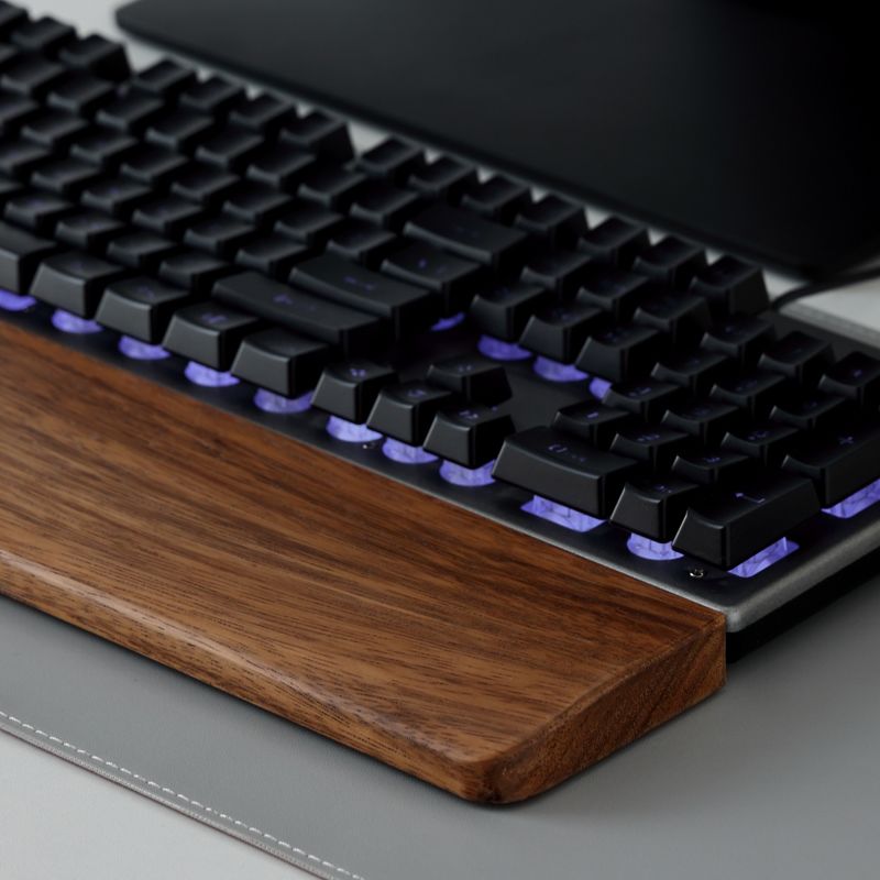 Masif Ahşap Klavye Bilek Deste - Wrist Rest Pad incelemesi ve fiyatı