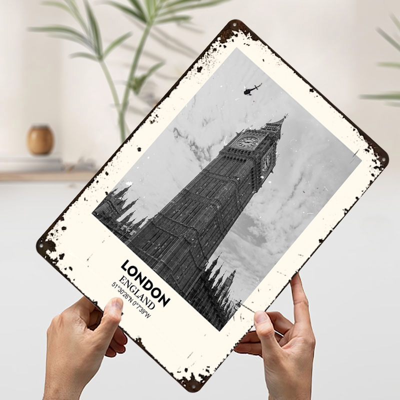 Londra Big Ben Baskılı Poster  - Home Office London incelemesi ve fiyatı