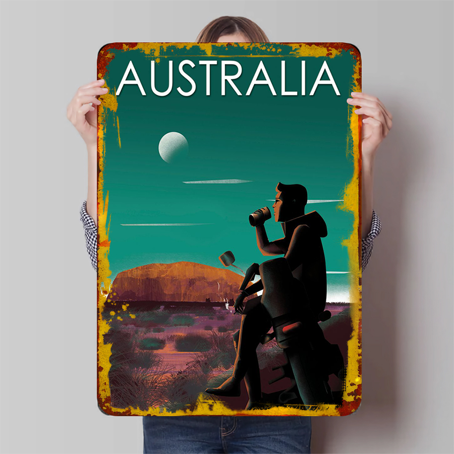 Avustralya Manzara Rustik Meta - Home Office Australia incelemesi ve fiyatı