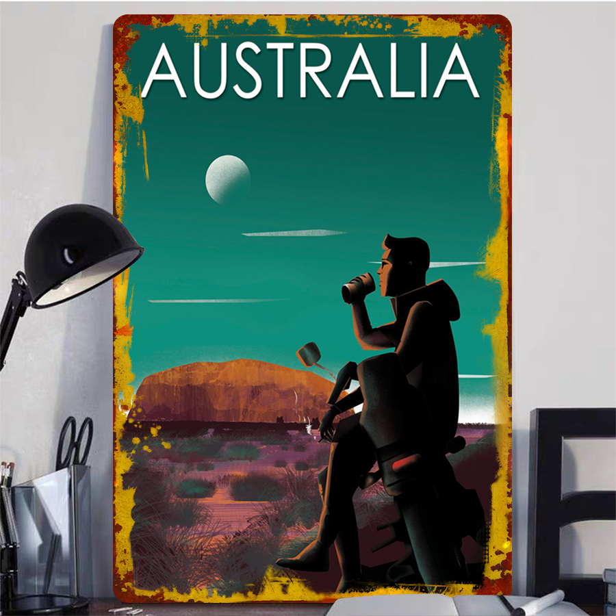 Avustralya Manzara Rustik Meta - Home Office Australia incelemesi ve fiyatı