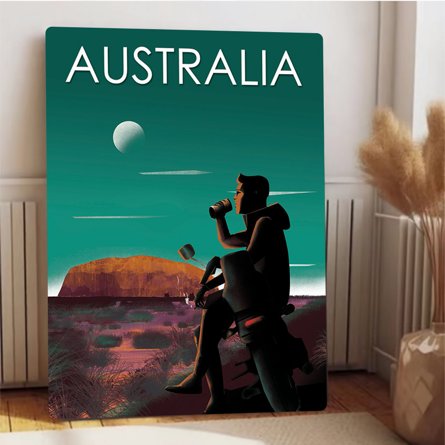 Avustralya Manzara Rustik Meta - Home Office Australia incelemesi ve fiyatı